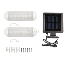 Solar Powered LED Wall Lamp Rechargeable Lights With Pull Cord Switch Solar Garden Light